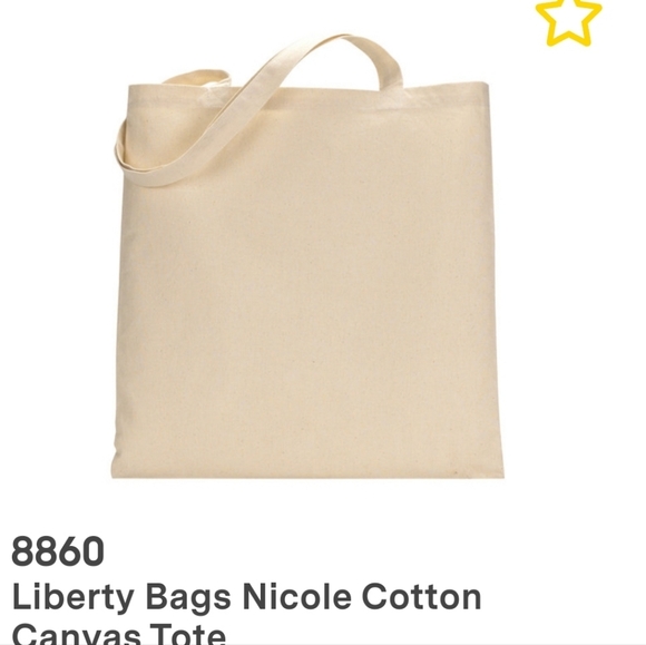 Pickleball TOTE CUSTOM BAG Natural Canvas tote MADE IN USA - Picture 3 of 5